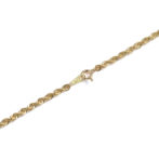 K18 ロープネックレス 2.6mm幅