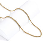 K18 ロープネックレス 2.6mm幅