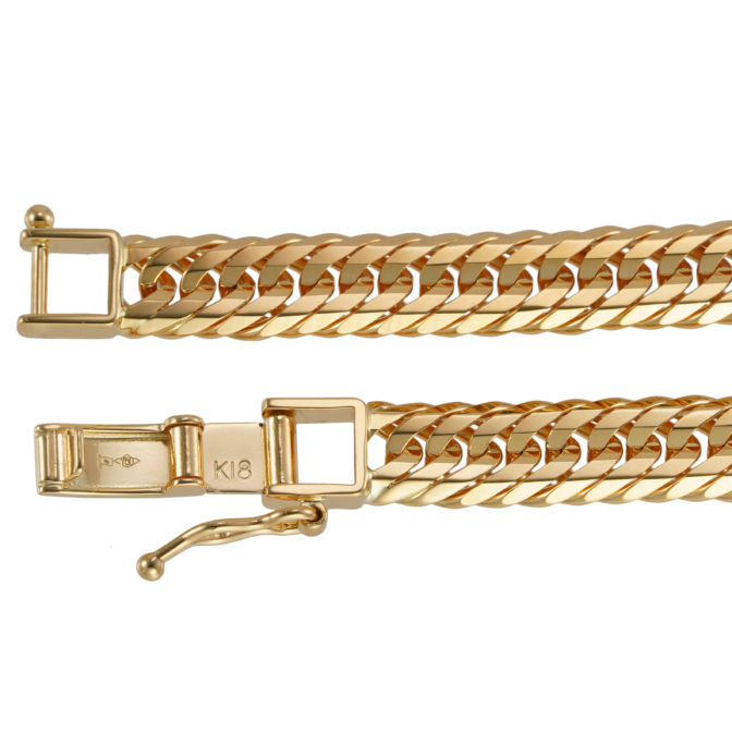 K18 18金 喜平ブレスレット 12面トリプル 20g 20cm