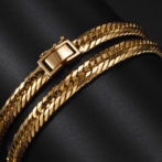 K18 喜平ネックレス 12面カット トリプル 100g 50cm