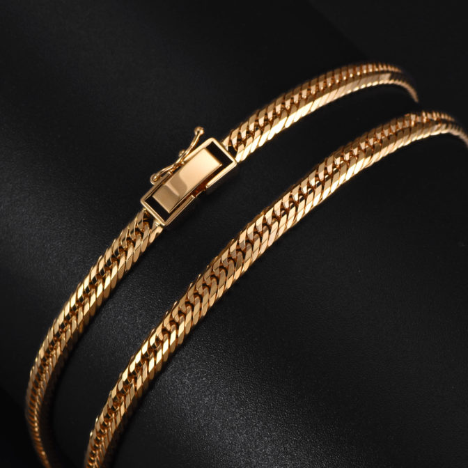 K18 喜平ネックレス 12面カット トリプル 30g 60cm