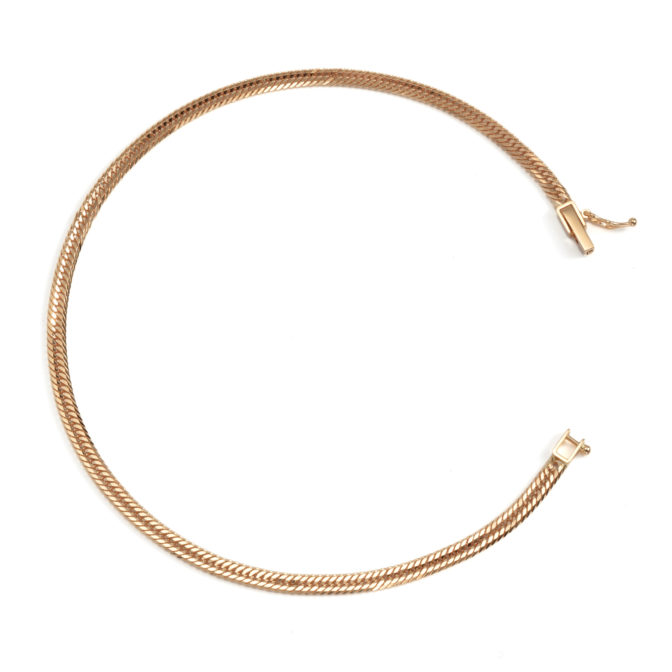 K18 18金 喜平アンクレット 12面トリプル 6g 23cm 3.1m幅 中折れ