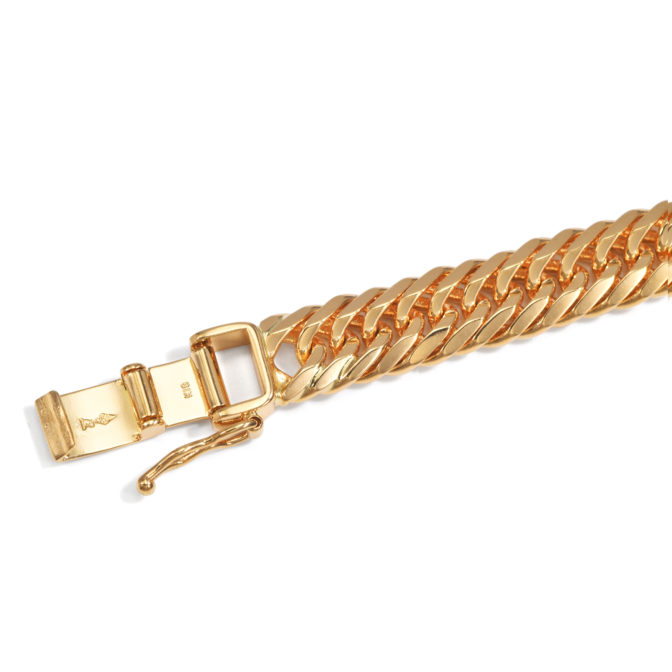 K18 18金 喜平ブレスレット 8面トリプル Vカット 30g 20cm