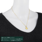 K24 純金 コインペンダント ゴールデンレトリバー & チャールズ 1/30oz シンプル フレーム