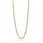 K18 ロープネックレス 2.6mm幅