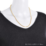 K18 ロープネックレス 2.6mm幅