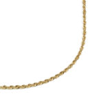 K18 ロープネックレス 2.6mm幅