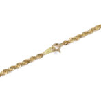 K18 ロープネックレス 2.6mm幅