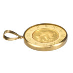 K24 ソロモンイルカ コインペンダント