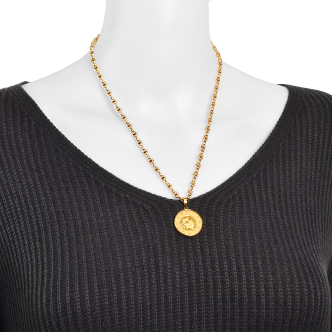 K24 ソロモンイルカ コインペンダント