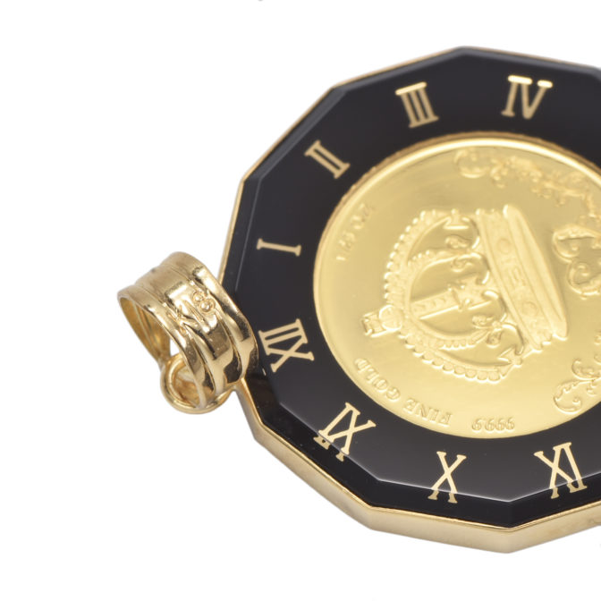 K24 クラウン コインペンダント