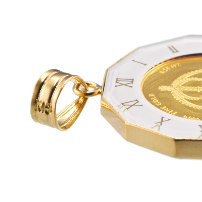 K24 クラウン コインペンダント