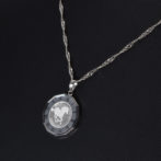 Pt999 純プラチナ コインペンダント ツバルホース 1/25oz