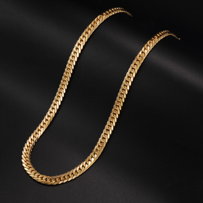 K18 喜平ネックレス 6面ダブル 80g 50cm