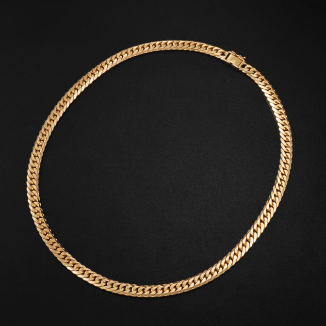 K18 喜平ネックレス 6面ダブル 80g 50cm