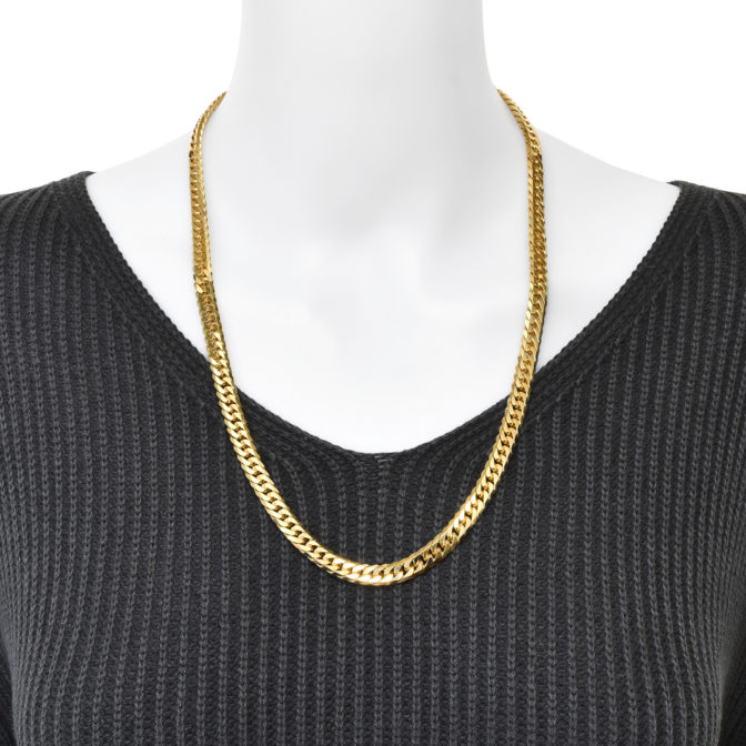 K18 18金 喜平ネックレス 6面ダブル 100g 60cm 7.5mm幅 中折れ | SPERANZA