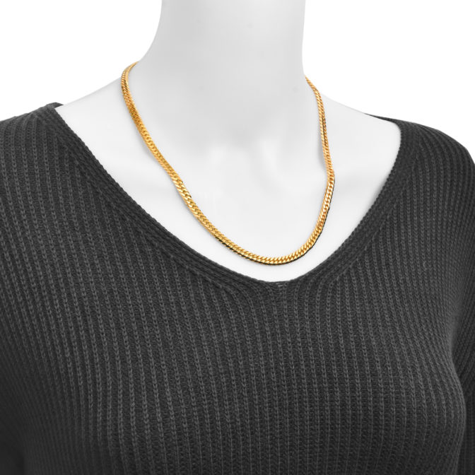 K18 喜平ネックレス 6面ダブル 50g 50cm