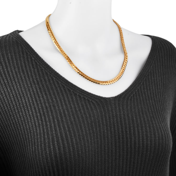 K18 喜平ネックレス 6面ダブル 80g 50cm