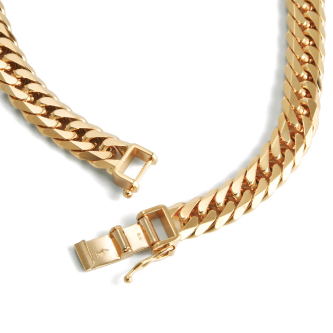 K18 18金 喜平ネックレス 6面ダブル 80g 60cm 6.8mm幅