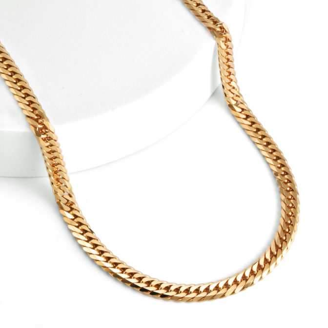 K18 18金 喜平ネックレス 6面ダブル 80g 60cm 6.8mm幅