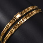 K18 喜平ネックレス 6面カット ダブル 9g 45cm