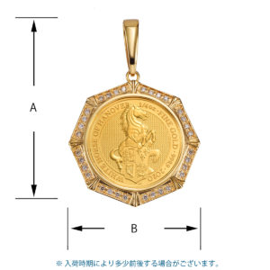 24 クィーンビースト コインペンダント