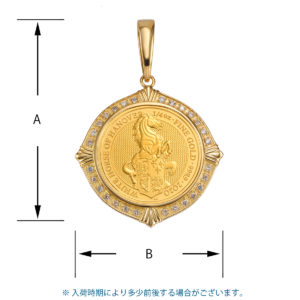 K24 クィーンビースト コインペンダント