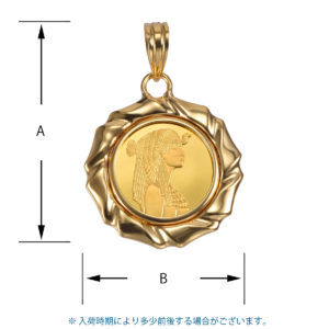 K24 クレオパトラ コインペンダント