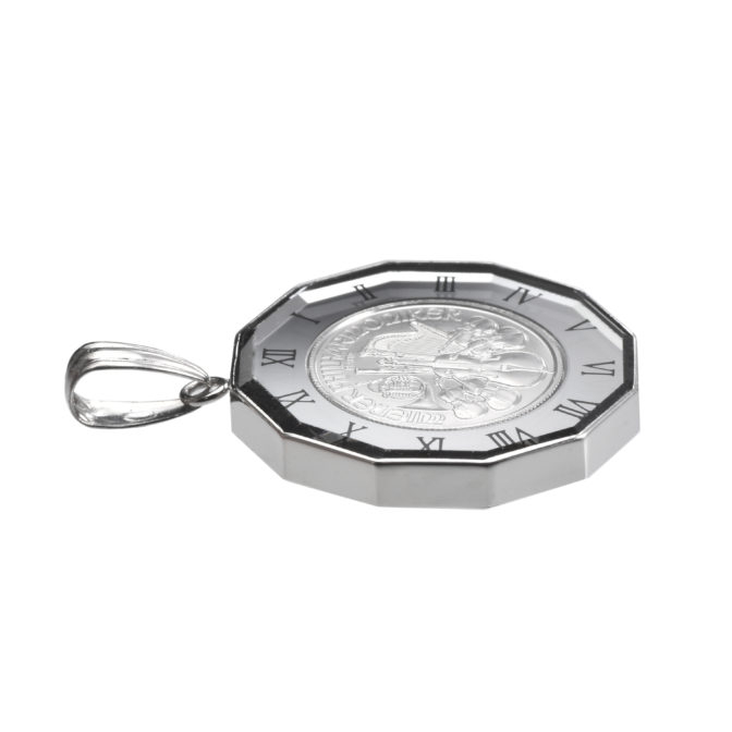 Pt999 プラチナ ウィーンハーモニー コインペンダント