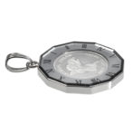 Pt999 プラチナ エンジェル コインペンダント