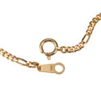 K18 フィガロブレスレット 2.1mm幅