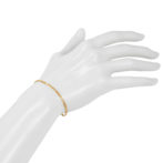 K18 フィガロブレスレット 2.1mm幅