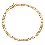 K18 フィガロブレスレット 3.4mm幅