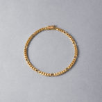 K18 フィガロブレスレット 3.4mm幅