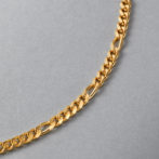 K18 フィガロブレスレット 3.4mm幅