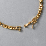 K18 フィガロブレスレット 3.4mm幅