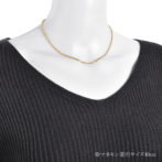 K18 18金 ロープ ネックレス 2.1mm幅