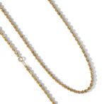 K18 18金 ロープ ネックレス 2.6mm幅