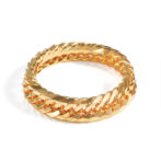 K18 18金 喜平リング 12面トリプル 6.1mm幅 ソフトタイプ