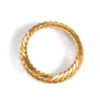 K18 18金 喜平リング 12面トリプル 6.1mm幅 ソフトタイプ