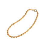 K18 ロープブレスレット 3mm幅