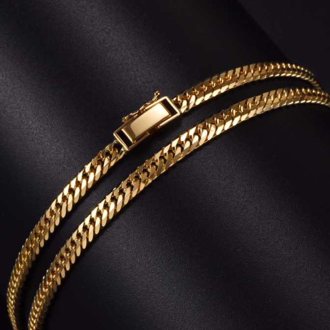 K18 喜平ネックレス 6面ダブル 30g 50cm