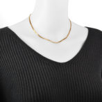 K18 喜平ネックレス 6面カット ダブル 10g 40cm