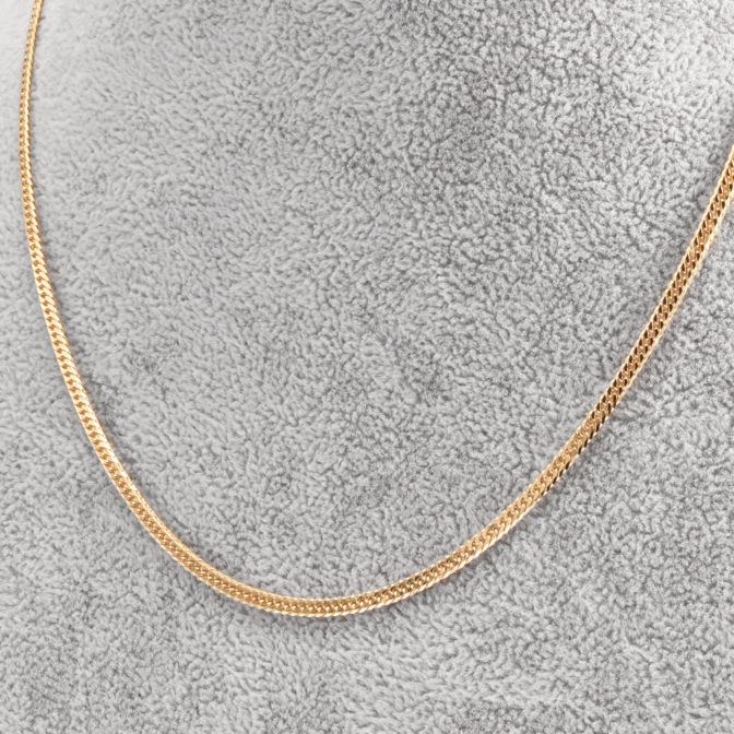 K18 喜平ネックレス 6面カット ダブル 10g 45cm