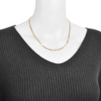 K18 喜平ネックレス 6面カット ダブル 10g 45cm