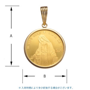 K24 マリア コインペンダント ロイヤルミント