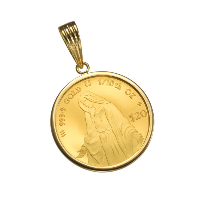 K24 マリア コインペンダント ロイヤルミント