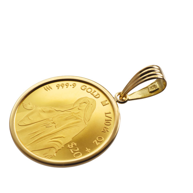 K24 マリア コインペンダント ロイヤルミント