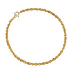 K18 ロープブレスレット 2.6mm幅