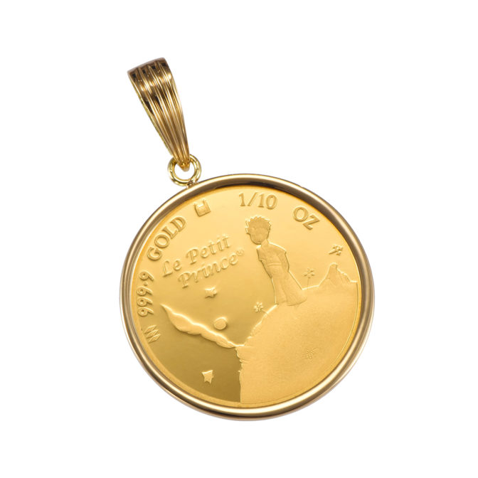 K24 星の王子さま コインペンダント ロイヤルミント